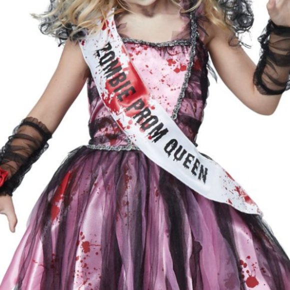 Spirit Other - Spirit Zombie Prom Queen Halloween Costume M 8-10